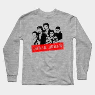 Duran" Red Stamp Long Sleeve T-Shirt